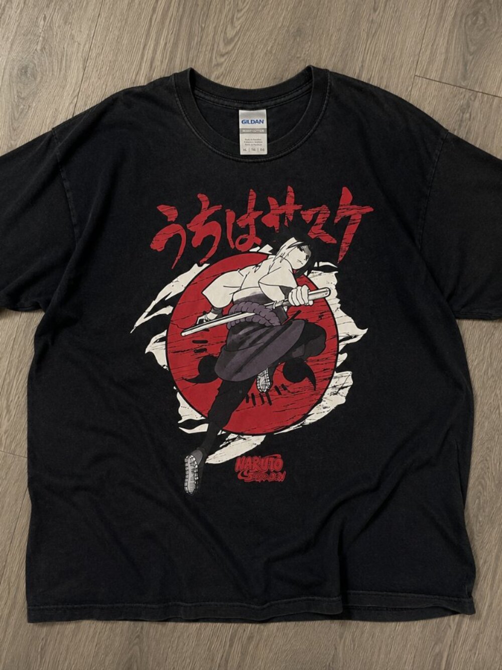 Sasuke Uchiha Shirt, Anime Graphic Tee, Vintage Japanese Anime Shirt